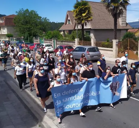 Manifestaci&oacute;n pola sanidade p&uacute;blica