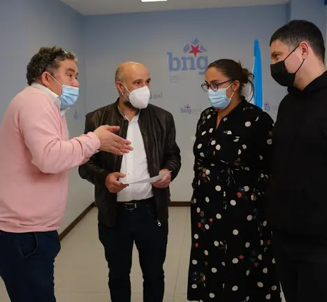 Miguel Anxo Lores, N&eacute;stor Rego, Tereixa Carro e Manu Lourenzo
